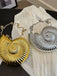 Metallic Seashell Clutch Chain Bag - vintage fashion, retro style