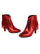 Metallic Tassel Pointed Toe Stiletto Chelsea Boots - vintage fashion, retro style