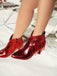 Metallic Tassel Pointed Toe Stiletto Chelsea Boots, vintage fashion, retro style - perfect for women who love vintage and retro fashion