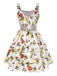 1940s Back Hollow Lemon Floral | 1940s | vintage dress, retro fashion