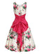 1950s Back Bow Antique Floral | 1950s | vintage dress, retro fashion