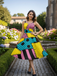 Multicolor 1950s Nightmare Before Christmas Sally Colorblock Dress, vintage dress, retro fashion, rockabilly, pin-up fashion - perfect for women who love vintage and retro fashion