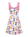 Multicolor 1960s Bow Puppy Print Dress — the kind of 1960s dress that makes strangers smile