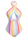 1960s Stripe Halter Swimsuit | 1960s | vintage swimsuit, retro beachwear