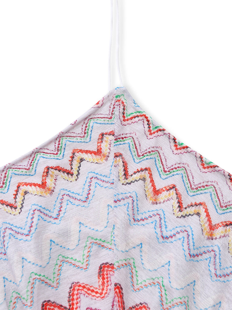 Multicolor 1960s Printed Sleeveless Romper 3