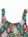 Multicolor 1970s Argyle Sequined Bodycon Dress - vintage dress, retro fashion