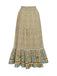This Multicolor 1970s Floral Bohemia Skirt spins 1970s stories with every step