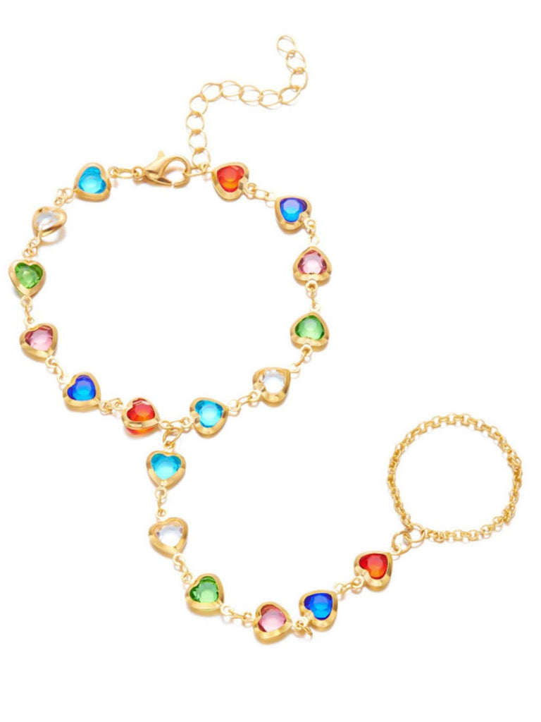 Multicolor Beaded Charm Bracelet 3