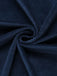 Navy Blue 1950s Corduroy Long Coat - vintage fashion, retro style