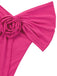 1960s Off-Shoulder 3D Rose Solid Top