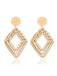 Retro Geometric Beach Holiday Crocheted Earrings