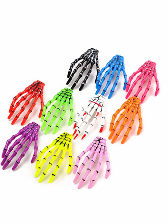 Halloween Skeleton Hand Hair Clip