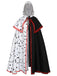 1950s Halloween Black & White Witch Chloe Cape
