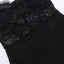 Black 1960s Floral Lace Bandeau Romper
