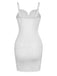 1960s Lace Suspender Corset Bodycon Dress