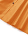 Orange 1940s Cotton Polka Dot Lapel Bow Dress - vintage dress, retro fashion