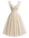 [Pre-Sale] Orange 1950s Lace Vintage Classic Dress 2