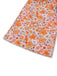 Orange 1970s Floral Print Wide Leg Jumpsuit - vintage jumpsuit, retro fashion