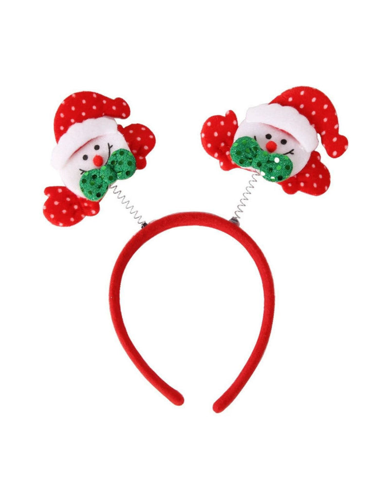 Christmas Colored Reindeer Jingle Bells Sequins Headband