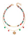 Christmas Layered Beaded Bells Necklace
