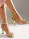 Elegant Pointed Toe Chunky Heel Sandals 9