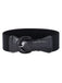 Patent Leather Elastic Buckle Vintage Belt - vintage fashion, retro style