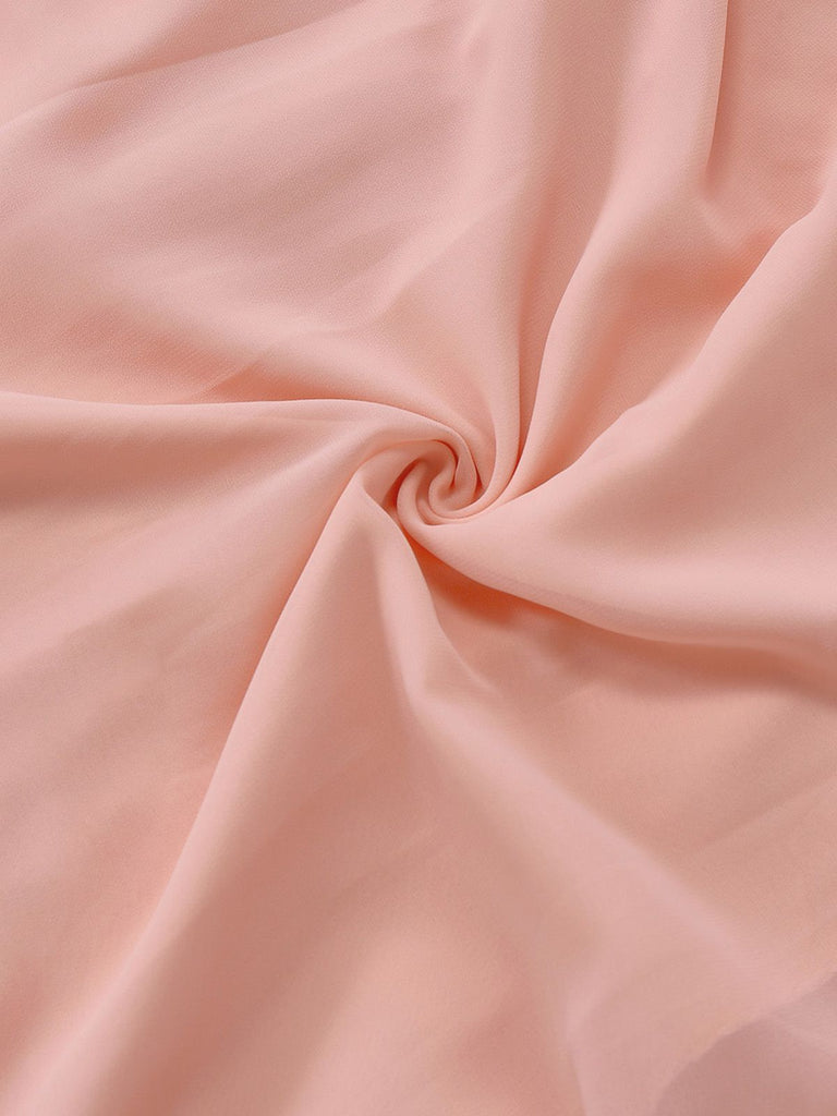 Peach 1940s Halter Cutout Button-Front Maxi Dress: beautiful vintage dress, retro fashion, elegant style with timeless appeal