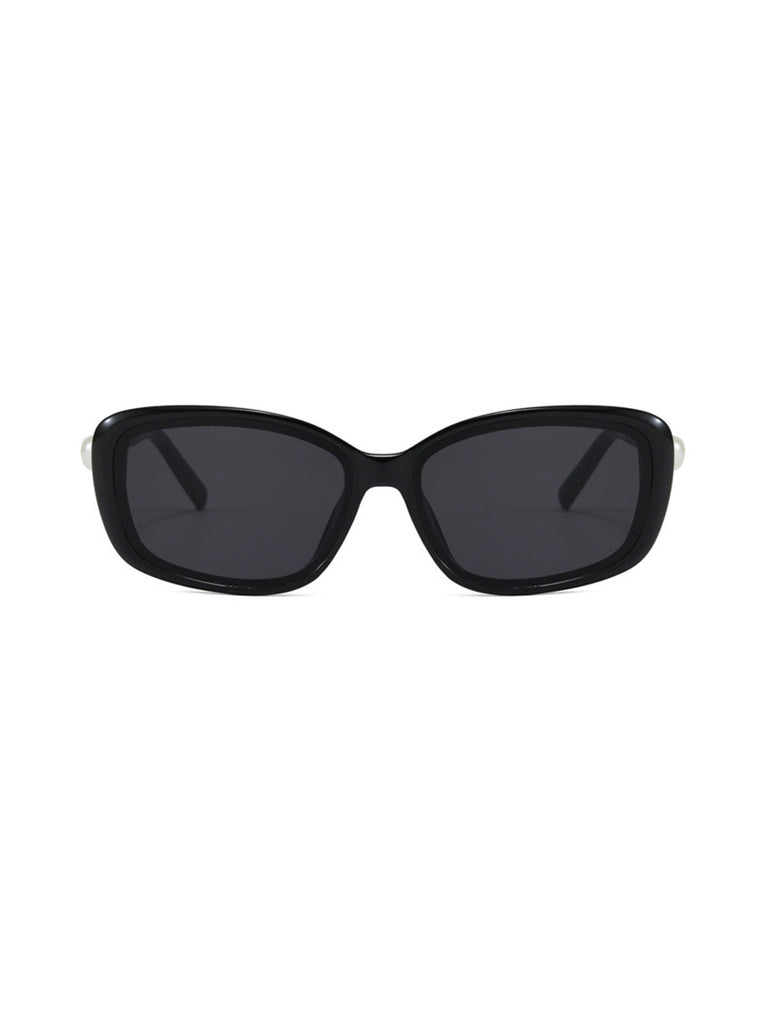 Black Pearl Vintage Square Frame Sunglasses - vintage fashion, retro style for vintage lovers