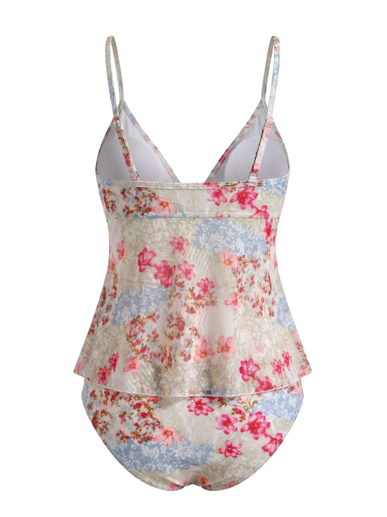 1930s Two Piece Modest Tankini Set 2
