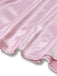 Pink 1950s Embroidered Floral Mesh Satin Nightgown - vintage nightgown, retro sleepwear, elegant red
