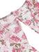 Pink 1950s Floral V-Neck Dress — a 1950s silhouette that turns sidewalks into runways