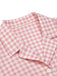 Pink 1950s Gingham Plaid Lapel Shirt: timeless style reimagined