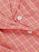 Pink 1950s Plaid Buttoned Lapel Belted Dress — a 1950s silhouette that turns sidewalks into runways