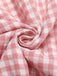 Pink 1950s Plaid Cotton Off-Shoulder Dress, vintage dress, retro fashion, rockabilly, pin-up fashion - perfect for women who love vintage and retro fashion