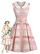 [Pre-Sale] Dark Pink 1950s Vintage Retro Dress