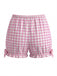 Pink 1960s Bow Gingham Ruffle Pajama Set - vintage fashion, retro style