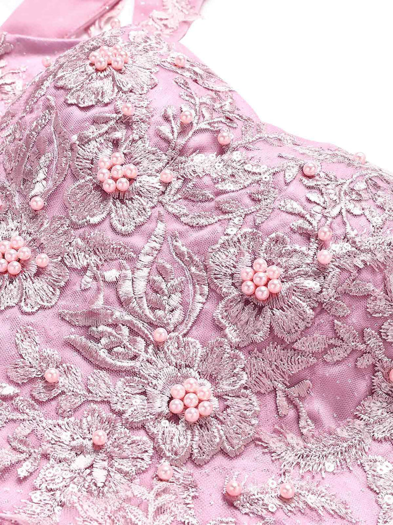 Pink 1960s Butterfly Tulle Glitter Homecoming Mini Dress, vintage dress, retro fashion - perfect for women who love vintage and retro fashion