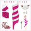 Pink 1960s Christmas Candy Cane Off-Shoulder Dress: timeless style reimagined