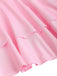 Pink 1960s One-Shoulder 3D Floral Tiered Dress | vintage dress, retro fashion, elegant style - perfect for retro fashion enthusiasts