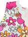 Pink 1960s V-Neck Cartoon Flowers Pencil Dress — a 1960s silhouette that turns sidewalks into runways
