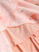 Pink 1970s Floral Ruffled Irregular Hem Dress - vintage dress, retro fashion