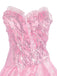 Pink 1970s Wicked Sequined Top & Swing Mesh Skirt — 1970s elegance she can wear anywhere