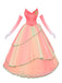 Pink 1970s Wicked Witch Glinda Top & Skirt Set - vintage skirt, retro style