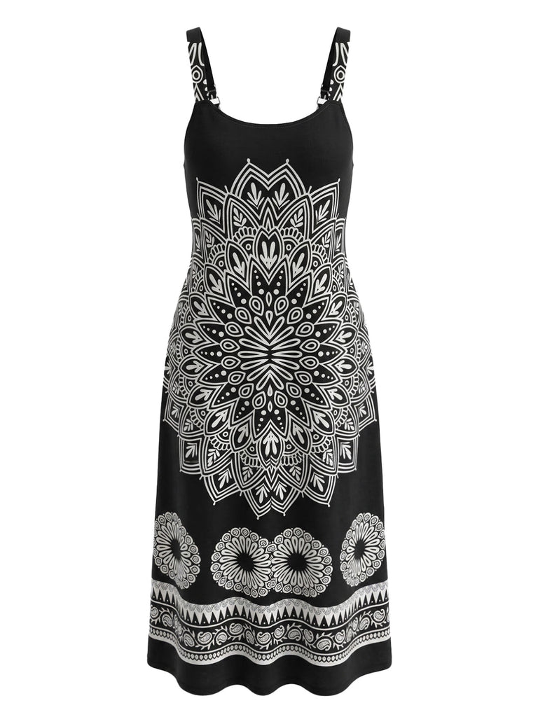 Plus Size Black 1930s Dress