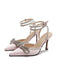 Pointed Toe Bowknot Rhinestone High Heels — vintage elegance for the modern woman