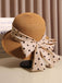 Polka Dot Ribbon Bow Tie Straw Hat — the vintage finishing touch that makes her outfit sing