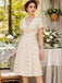 This Pure Cotton 1940s Puff Sleeves Floral Dress wraps her in 1940s elegance, one twirl at a time