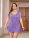 Purple 1920s Sleeveless Fringe Dress - vintage dress, retro fashion, Gatsby party