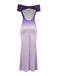 Lilac 1930s Bodycon Short Sleeve Dress 2