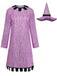 Purple 1940s Vintage Classic Dress